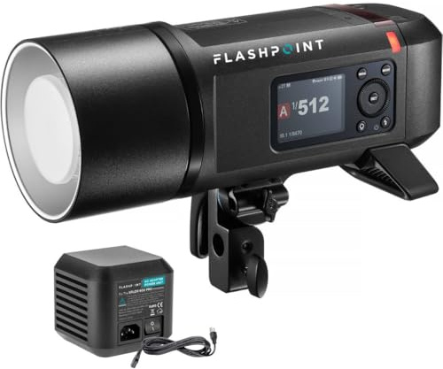 Flashpoint XPLOR 600PRO II TTL R2 600ws 2.4GHz Battery-Powered All-in-One Outdoor Flash with AC Adapter Unit
