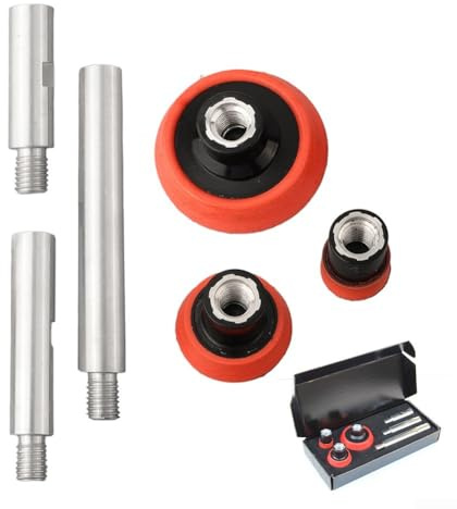 Getdoublerich 6 Stück 1/2/3 Zoll Teller Stützteller Schleifen Polierpad Halter Adapter Scheiben zum Polieren verschiedener Produkte um Schleifbedürfnisse zu erfüllen