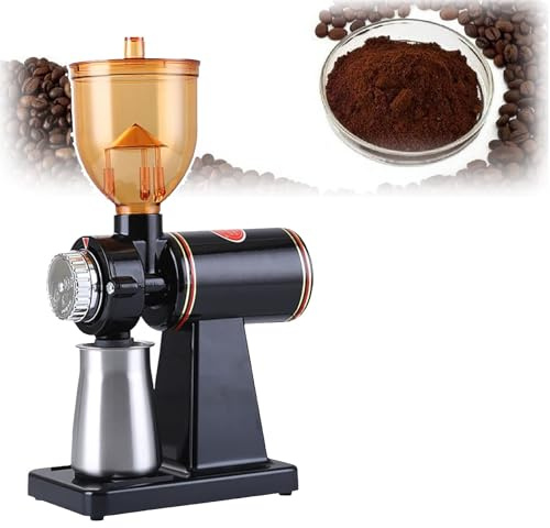 ZYJIX Molinillo De Café Eléctrico, Molinillo De Acero Inoxidable, Molienda Rápida En 5 Segundos, 8 Niveles De Ajuste De Espesor, 120 G/min - Molinillo De Café Pequeño(Color:Acero Inoxidable)
