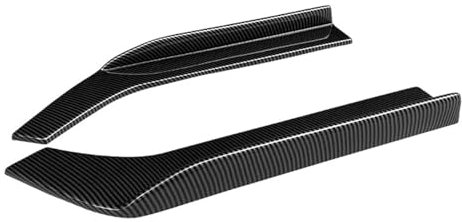 Seitenschweller Autozubehör Heckstoßstangensplitter Schürzen Kofferraumlippe Spoiler Canard Flügel Diffusor Umschlingungswinkel Für Kia K5 2011-2019 Splitter(Kohlefaser-Optik)
