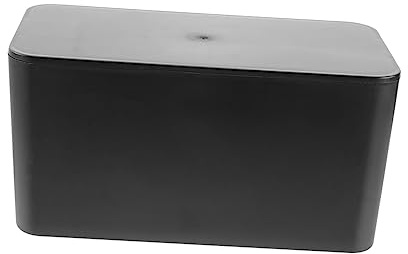 OSOLADY Boîte De Rangement Câbles Électriques Plastique Organisateur Noir pour Bureau Télévision Et Ordinateur S