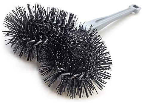 Rasenmäherbürste zur Reinigung Ihres Rasenmähers - Made in Germany - (schwarz)