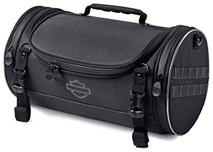 HARLEY-DAVIDSON Motorrad Gepäckrolle 43 x 23cm (16L) Onyx Premium Day Bag Tasche