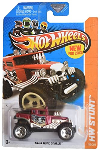 Hot Wheels Baja Bone Shaker, [red] Stunt 90/250