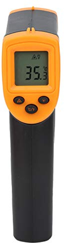 Thermometer,Non-Contact Infrared Thermometer, Handheld Non Contact Thermometer Digital Infrared Thermometer Temperature for Kitchen Home Industrial Cooking Meat Refrigerator Pool(黄色)