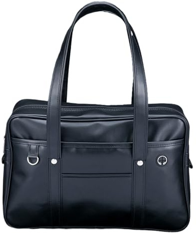 wueiooskj Hochwertige japanische Handtasche aus Leder für High School Handtasche, wasserdichte Umhängetasche, japanische lässige PU Umhängetasche aus PU