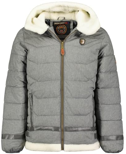Geographical Norway Areystock Men Veste Coupe Vent Homme Outdoor - Blouson Deperlant Manches Longues Hommes - Manteau Pluie Randonnee Saison Printemps Ete Automne Hiver (Gris Clair L)