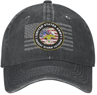 Unisex Baseballmütze Veteran Der Desert Storm-Armee, Uv-Schutz Sportkappe Atmungsaktiv Mütze Sonnenmütze Für Reisen Damen Herren