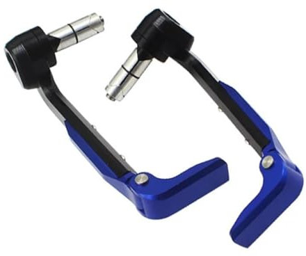 Motorrad Griffschutz Für BMW S1000RR S1000 RR Motorrad 7/8 22mm CNC Lenkergriffe Schutz Bremse Kupplungshebel Schutzfolie(Blue)