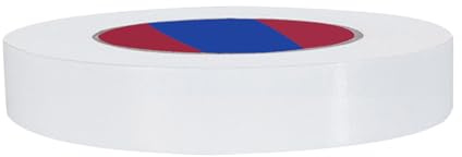 Duccinp pansartejp extra stark, 50 m x 25 mm, vattentätt reparationstejp för reparationer, gör-det-självare, hantverk, inomhus och utomhus, duct tejp (vit)