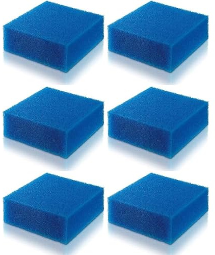 GERUI Aquariumfilterschaum für Juwel Compact/H/Bioflow 3.0 / M/Bioflow Super/Bioflow Mini (Compact) Filterschwämme fein Typ NO.88051 (6 pcs)