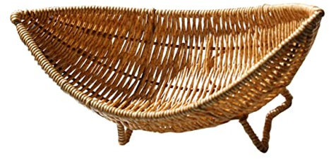 Alipis Cesto di Frutta in Rattan con Rete di Copertura Cesto di Vimini per Conservare Frutta E Verdura Portaoggetti Decorativo per La Casa