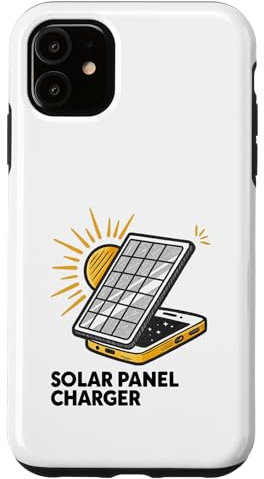 Cargador de panel solar Aprovecha la energía del sol para cargar Carcasa para iPhone 11