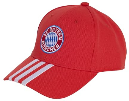 adidas FC Bayern München Logo Cap (DE/NL/SE/PL, Alphanumerisch, Einheitsgröße, red)