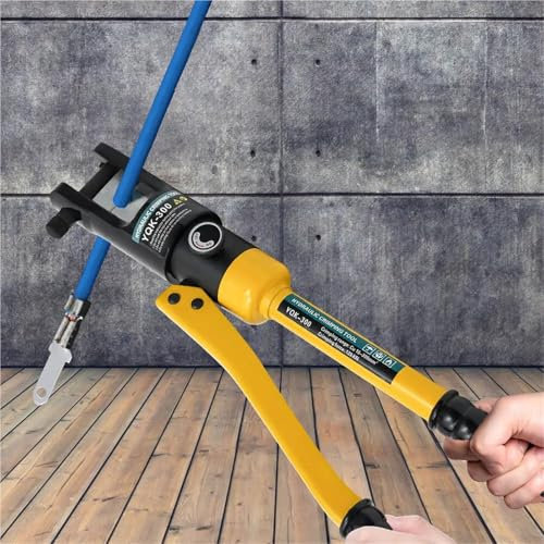 Utensile di crimpatura idraulico manuale, Pinza Crimpatrice Idraulica For Cavi Da 12 Tonnellate, For Terminali E Capicorda, For Collegamenti Elettrici Applicazioni Pesanti