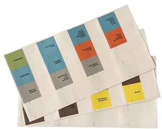 Klebezettel Tabellenbuch Metall Verlag Europa-Lehrmittel - Industriemeister | 48. - 50. Auflage, inkl. Anleitung
