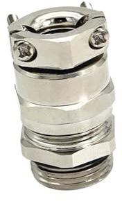 Passacavo Connettore elettrico impermeabile in metallo con doppia tenuta stagna, inserto for giunto pressacavo, gamma di cavi di dimensioni M20(M12X1.5 fit 3-6.5mm)