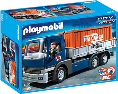 Playmobil - 5255 - Jeu de Construction - Camion Porte-Conteneurs
