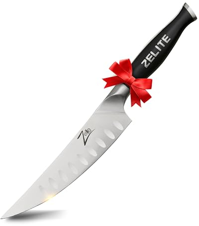 Zelite Filetiermesser für Fisch & Fleisch, Deutsches Edelstahl-Fleischmesser zum Ausbeinen, 15,2cm Profi Fischmesser, Filetiermesser zum Angeln, Japanisches Gokujo-Messer mit Nahtloser Verarbeitung