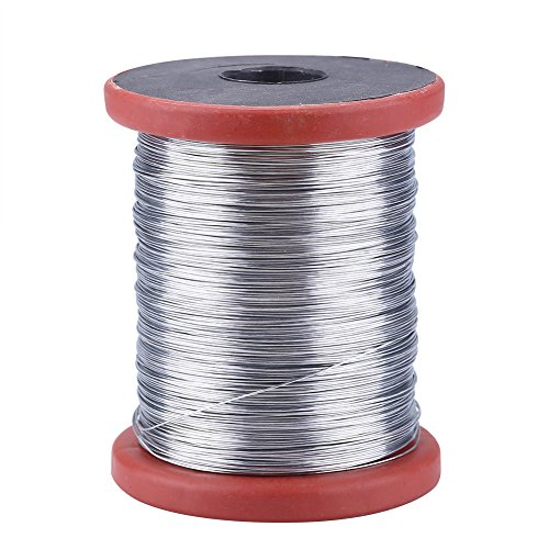Imkereidraht 1 Rolle 500 g Edelstahl/Eisendraht Fix Bienenstock-Rahmenwerkzeug Bienenstock-Rahmenfundamentdraht Bienenzuchtwerkzeug(Iron Wire)