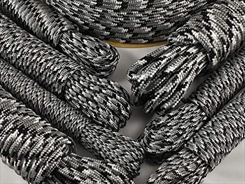 ANBP Moro Camouflage Seil Winter/Grau Polypropylenseil 10mm / 10m (0,99€/m)