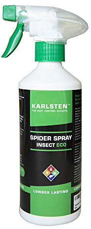 Karlsten Natural Spider Spray 500ml, Peppermint Oil Spray, Humane Spider Repellent