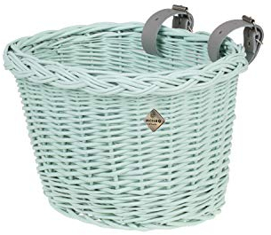 e-wicker24 Alles aus Weide Cesta de bicicleta para niños delantera pequeña cesta trenzada para bicicleta infantil, portaequipajes, cesta retro para manillar, estilo vintage, transporte de mimbre