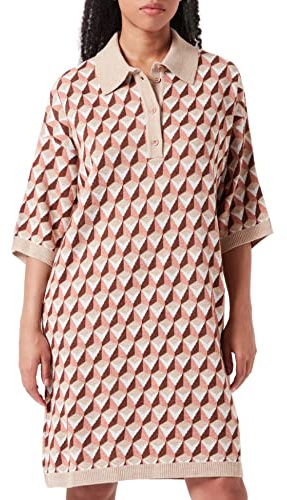 United Colors of Benetton Robe 103FEV00G, Fantaisie Multicolore Clair 901, S Femme