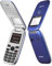 Brondi Window+ Telefono cellulare con apertura a conchiglia e flip attivo, Dual Sim, Display 1.77 pollici, Blu