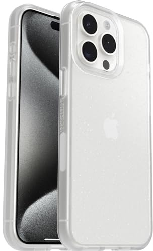 OtterBox Cover Sleek per iPhone 15 Pro Max, Stardust | Custodia resistente a urti e cadute, ultrasottile, testata a norme MIL-STD 810G, Senza Retail Package