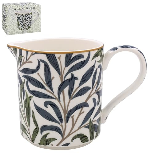 Lesser & Pavey British Designed Willow Bough Jug | Ceramic Jug for Multiple Use in The Kitchen | Jugs for Everday Use - William Morris