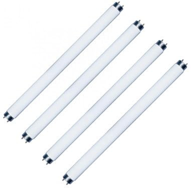 Electris Pack 4 x Tubes De Rechange 15W pour Destructeur D'insectes ELKC349NW