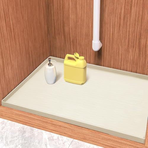 URMONA Alfombrilla Fregadero 55 x 55 cm, Protector Impermeable de Silicona