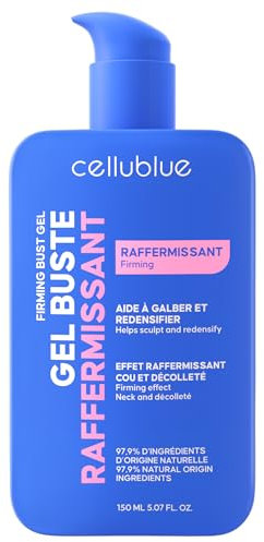 Gel Buste Raffermissant Cellublue – Décolleté sublimé & poitrine tonifiée – Effet tenseur + volume – Plus nourrie, raffermie – Hydratation profonde