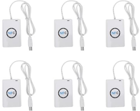 GIWFBQTR 6X Lector de Tarjetas USB NFC y Escritor ACR122U-A9 China Lector de Tarjetas RFID Sin Contacto Lector InaláMbrico NFC de