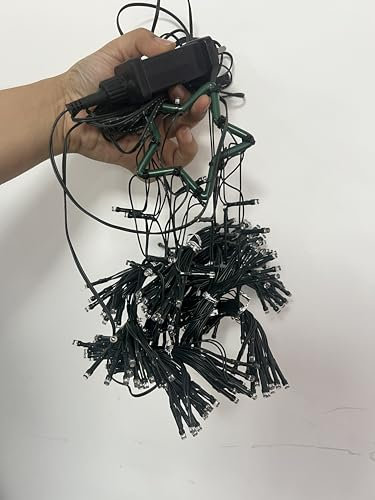 Luci Albero di Natale 350 LED, 10 Ghirlande da 2 m, 8 Modalità con Timer, IP44 Impermeabili, Albero di Natale con Luci Incorporate per Interno ed Esterno