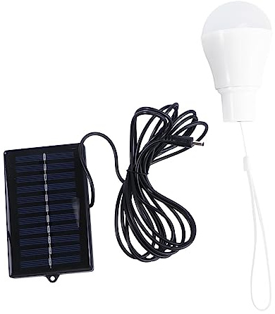 HOMSFOU Solarbetriebene LED Lampe mit 800mah Akku und Ip55 Schutz Wiederaufladbare Campinglaterne aus Abs für Sommerurlaub Outdoor und Notbeleuchtung 12 Stück Packung