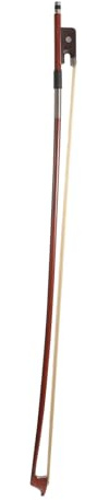 Violoncello Bogen aus Brasilianischem Holz mit Rosshaar, Braun | Ausgewogenes Modell, für Anfänger und Schüler, Schlichtes Design, Moderates Gewicht