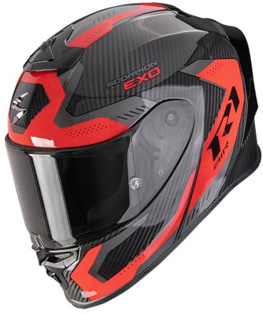 SCORPION EXO-R1 EVO CARBON AIR PROPEL Black-Red M M