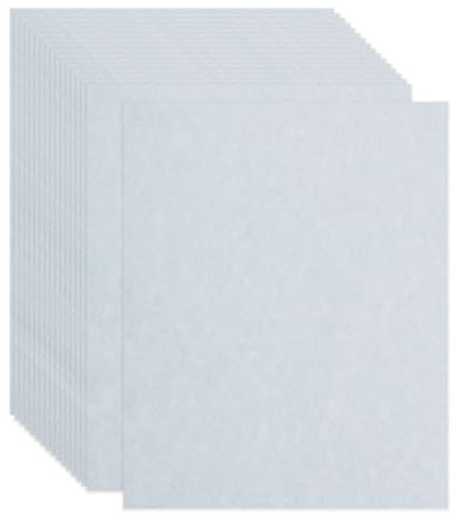 sourcing map 20 Sheets Parchment Paper 8.5 x 11 Inch Vintage Cardstock 180 GSM Parchment Printer Paper Sheet for Invitations DIY Cards Menus Certificates Crafts Drawing(Light Purple)