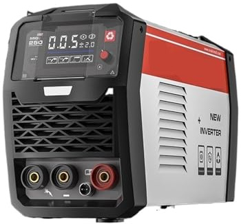 Máquina De Soldadura Semiautomática, Elevador TIG MMA MIG 3 En 1, Soldador Sin Gas For MIG-250ME Doméstico Alta Eficiencia Y Ahorro EnergéTico(MIG-250 LED P0)