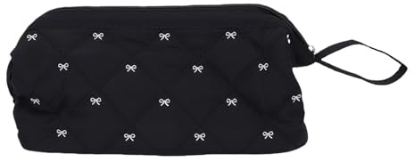 Xiuganpo Borsa Viaggio per Strumenti per Capelli, Custodia Trasporto Trapuntata per Strumenti per Capelli con Ampia Apertura Robusta, Design di Grande capacità, Custodia Efficiente e (BLACK)