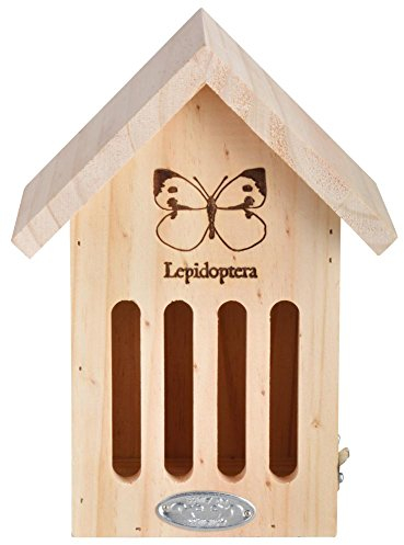 Esschert Fallen Fruits WA39 Schmetterlingshaus-Silhouette, FSC, 100%, Braun, 22,9 x 12,2 x 16,9 cm