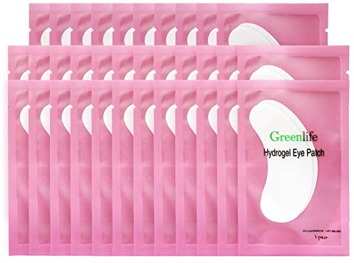 GreenLife 150 Pairs Eye Pads, 100% Naturel Eyelash Extension Under Eye Gel Pads patches kit Collagen with Aloe Vera Hydrogel Eye Patches set for Eyelash Extension Supplies Tools (50 150 300 Pairs)