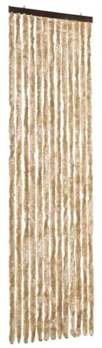 vidaXL Insektenschutz-Vorhang Beige 56x185 cm Chenille