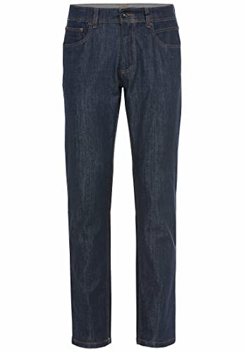 camel active Jean 5 Poches pour Homme, Coupe Droite, Bleu foncé, 32/34, Bleu foncé (Bleu Nuit), 32W / 34L