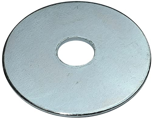 AERZETIX - C49699 - Satz von 100 Flache unterlegscheiben für karosseriebauer breit - karosseriescheiben - kotflügelscheiben - M8 Ø8.4x35x1.5mm - aus verzinktem stahl