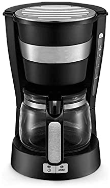 BKWJ Máquinas de café espresso semiautomáticas, máquina de café de la mano de la máquina de café con leche, máquina de café pequeña, cafetera para el hogar de oficina (Color : Black)