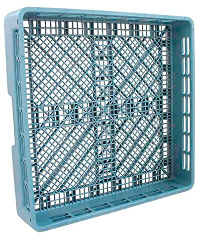 Cesta de cubiertos para lavavajillas industrial 50x50 cms