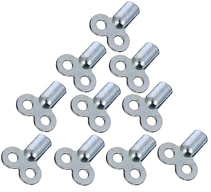 WOONEKY 10pcs Radiator Valve Spanner Allen Key Air Plumbing Key for Bleeding Radiator